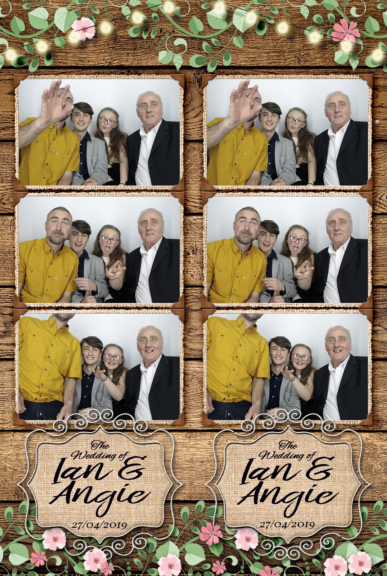 Ian & Angie’s wedding  | View more photos from the event at gallery.myphotoboothexperience.co.uk/u/MyPhotoBoothExperienceLtd/Ian-Angie’s-wedding